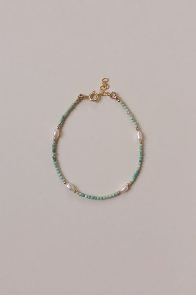 Gemstone + Pearl Bracelet | Various Stones