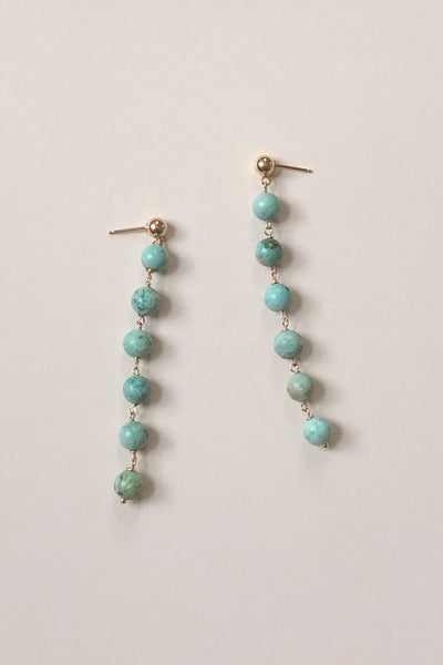 Turquoise Ball Earrings