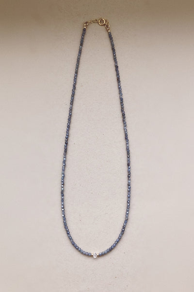 Gemstone + Quartz Beaded Necklace | Various Stones