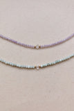 Gemstone + Quartz Beaded Necklace | Various Stones