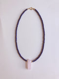 Stone + Rose Quartz Necklace | Various Stones