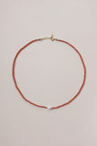 Petite Carnelian + Pearl Choker Necklace