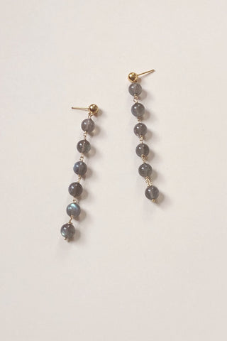 Labradorite Ball Earrings