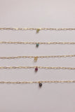 Gemstone Link Bracelet | Various Stones