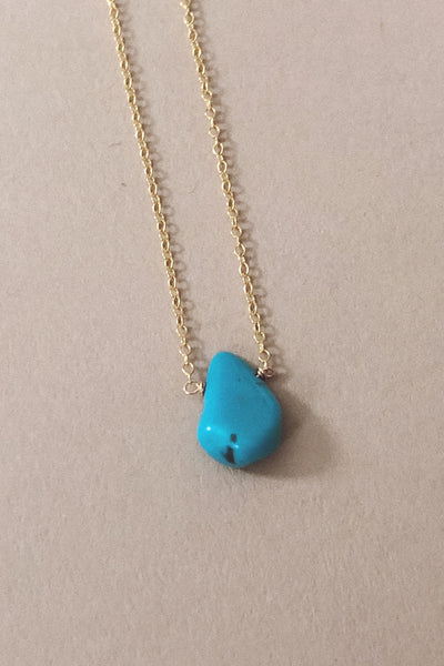 Turquoise Teardrop Chain