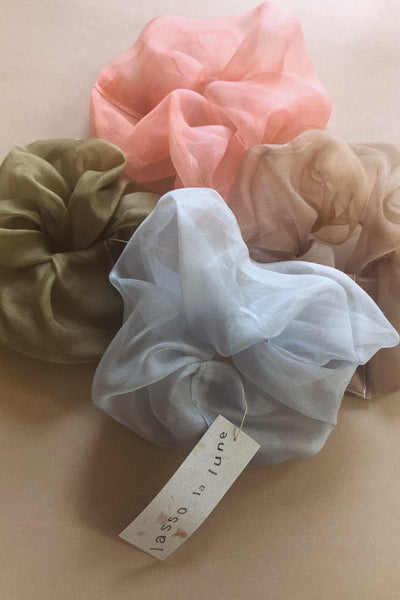 Lasso La Lune Silk Organza Scrunchie