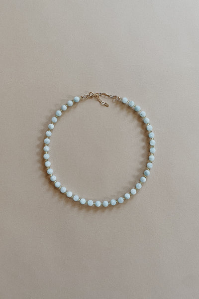 Aquamarine/Peridot Necklace