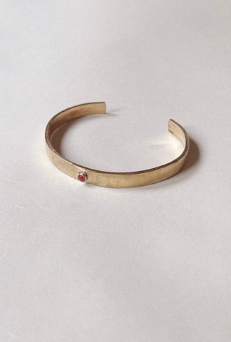 Carnelian Stone Cuff