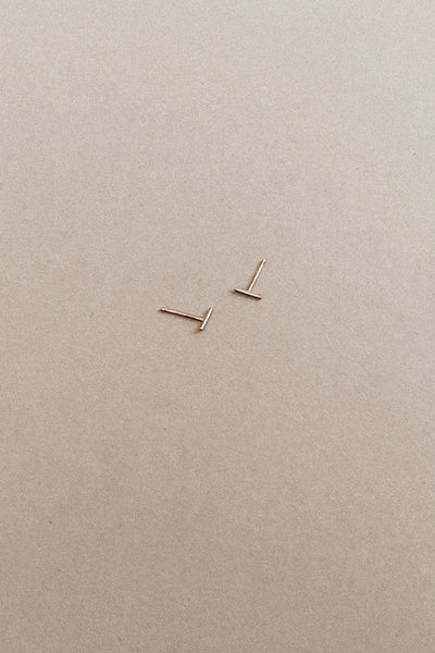 Bar Studs | Silver or Gold