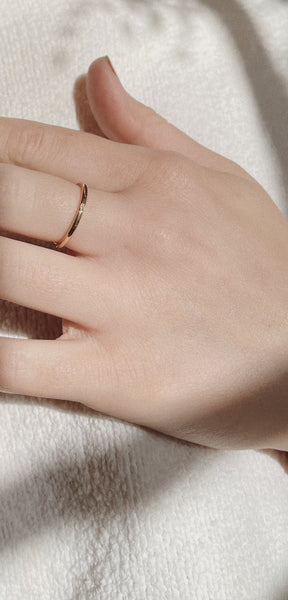 Tiny Diamond Ring
