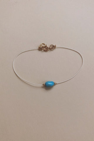 Turquoise Silk Bracelet