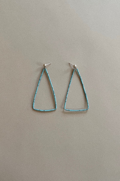 Beaded Turquoise Earrings