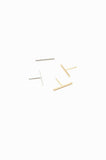 Long Bar Studs | Silver or Gold