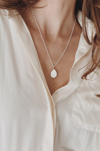 Droplet Necklace II | Link or Rope Chain